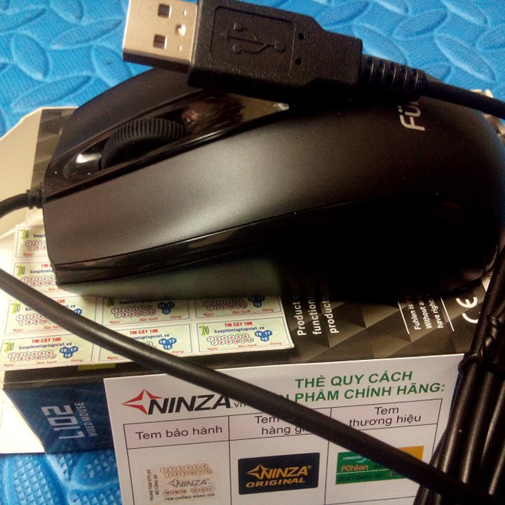Chuột máy tính có dây Fuhlen L102 - Chính hãng Ninza