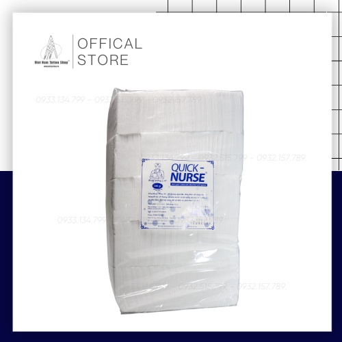 Bông ép y tế cắt sẵn 6x6cm (Bịch 500gr)