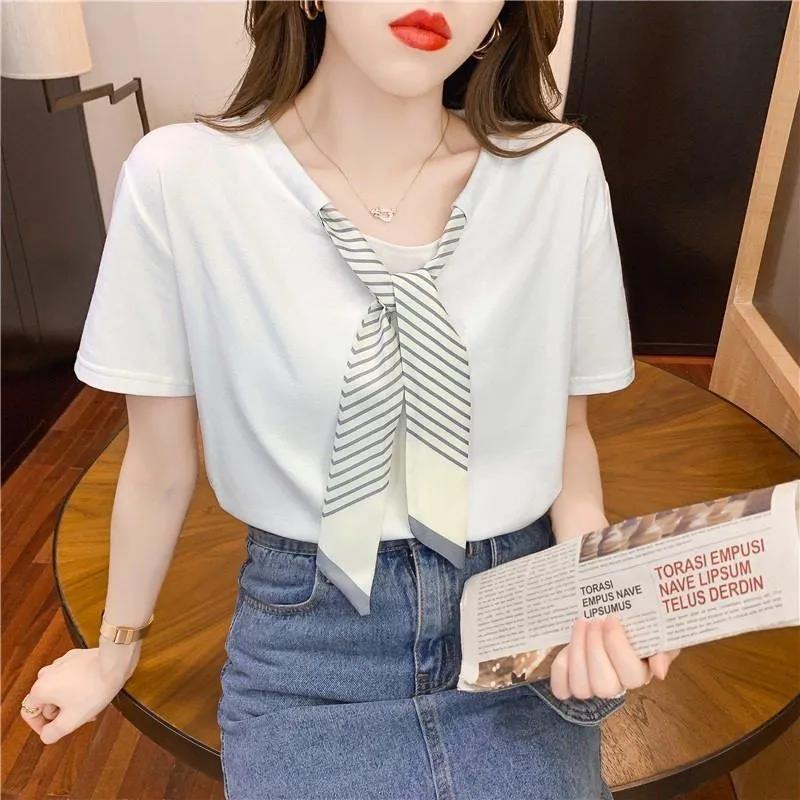 Áo Kiểu Phối Dây Rút Thời Trang Mùa Hè Cho Nữ