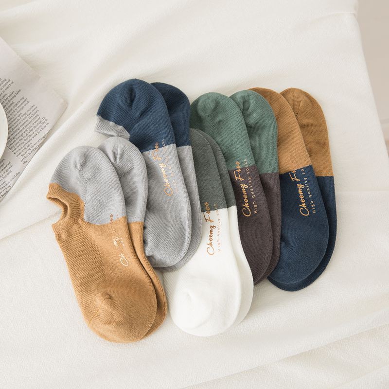 Tất thấp cổ nam hiệu Cheemy, vớ nam cố thấp chất cotton thoáng khí co dãn loại đẹp