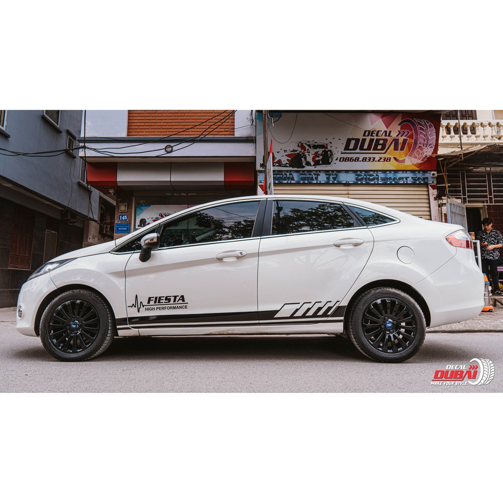 Tem Dán Xe Ford Fiesta Đơn Giản