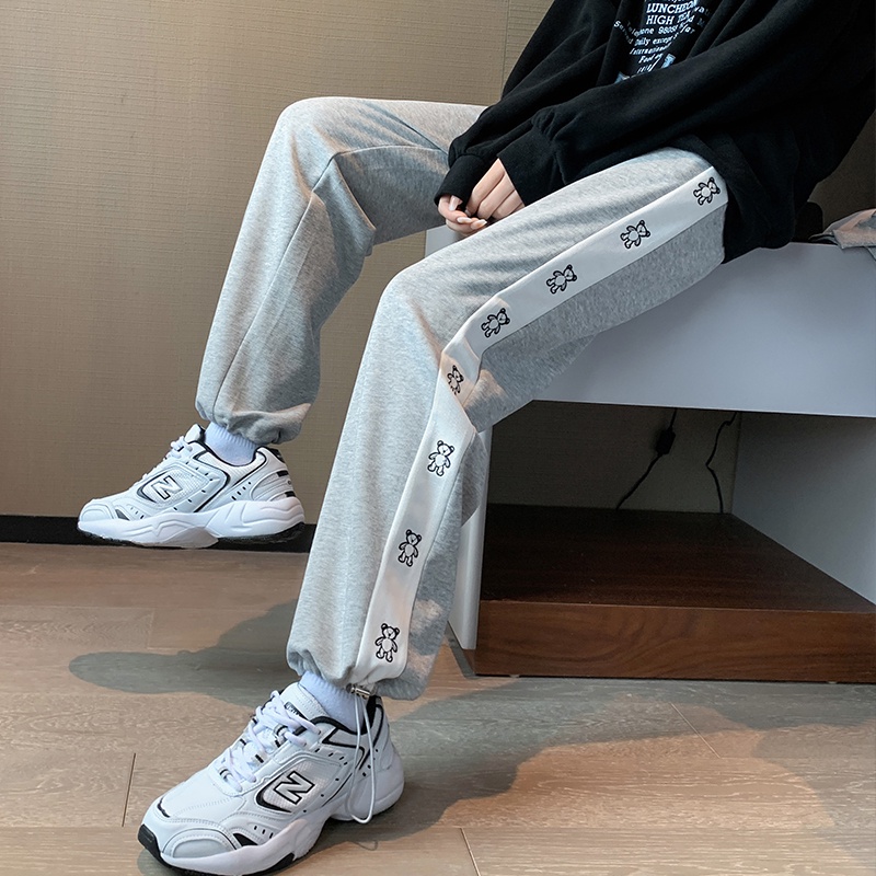 NRVP Quần Thể Thao Ống Rộng Phong Cách Thời Trang Hàn Quốc Dành Cho Nam Và Nữ