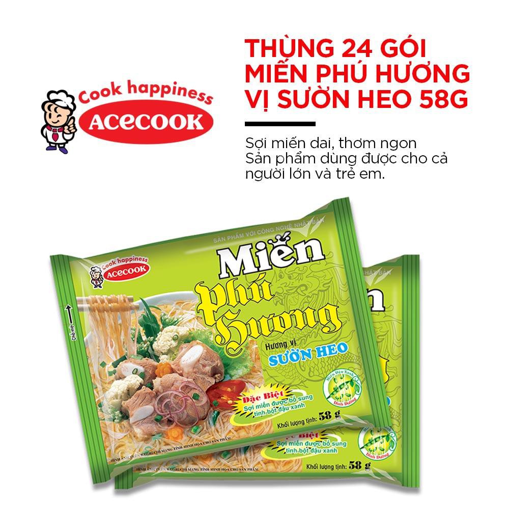 Combo 10 gói miến sườn heo ăn liền phú hương