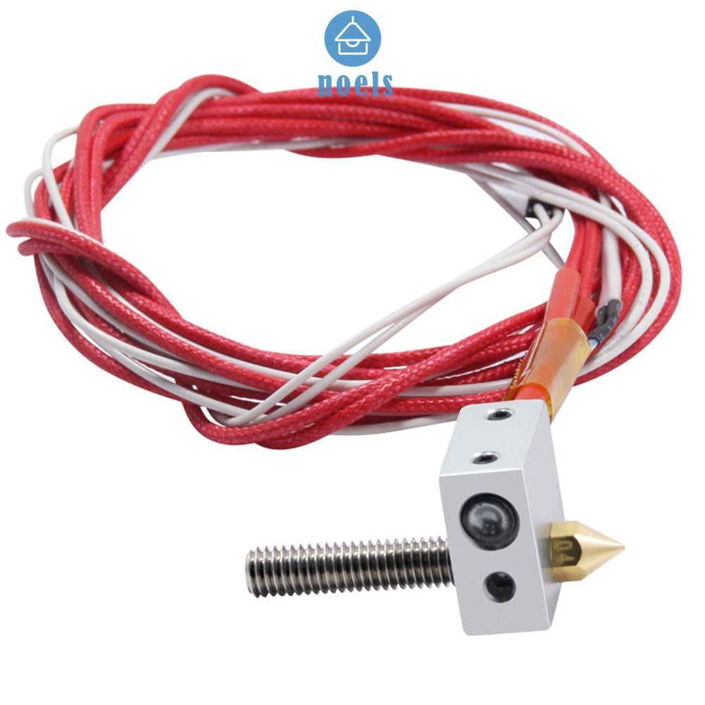 (Ready-Noel)2pcs MK7 MK8 Heated Block Heating Head 3D Printer Extruder Aluminum Blocks