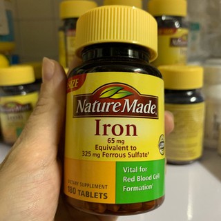[ SẢN PHẨM TỐT ] Viên uống bổ sung sắt iron mỹ (nature made iron) [ CAM KẾT BÁN HÀNG CHẤT LƯỢNG ]