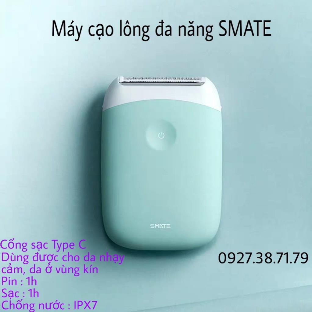 (CÓ SẴN) Máy cạo lông đa năng Xiaomi SMATE - Cạo lông tay chân, nách, cạo đầu, chó mèo ..... và cạo râu cũng được luôn