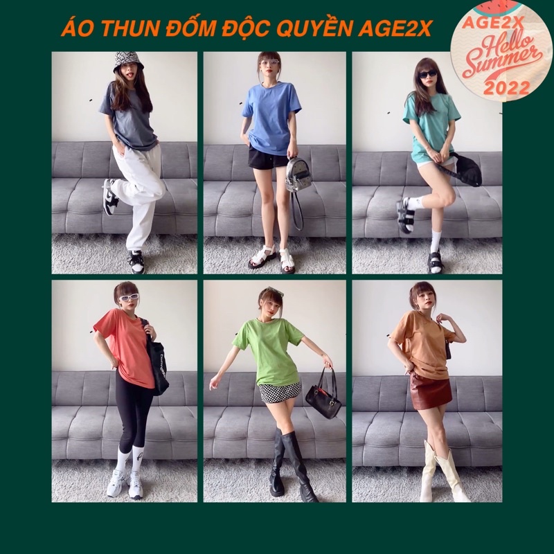 Áo thun đốm Age2x-hình thật độc quyền