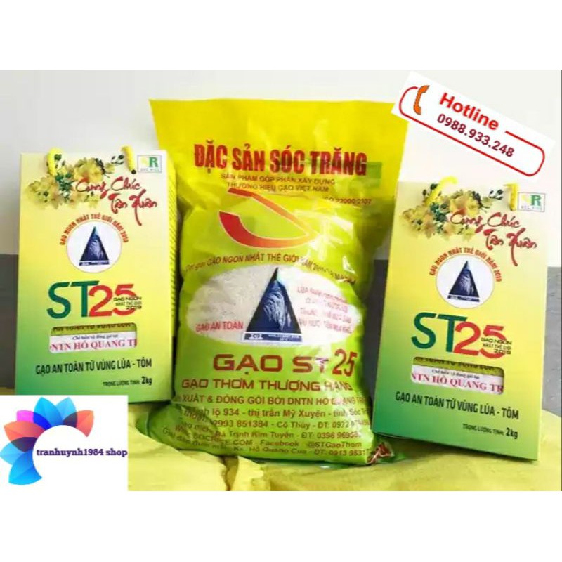 Gạo ST25 Gạo đặc sản Sóc Trăng đã có mặt tại Đất Cảng/ 5Kg
