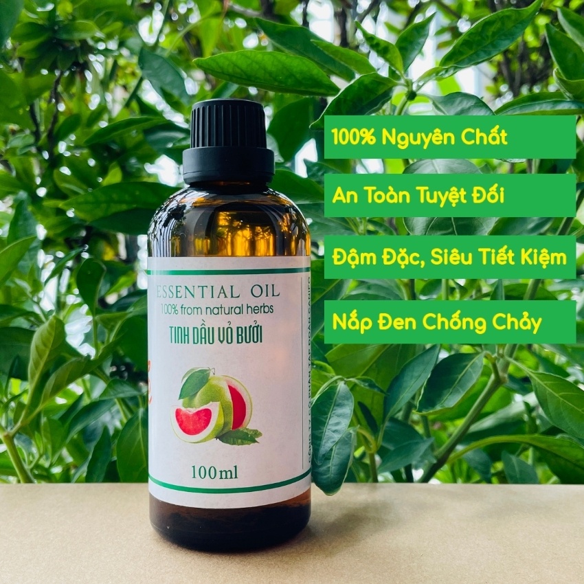 100ml Tinh dầu vỏ bưởi Canifo Chính hãng, Chống rụng tóc, dưỡng tóc giúp mọc tóc hiệu quả, Lọ tinh dầu bưởi treo xe oto