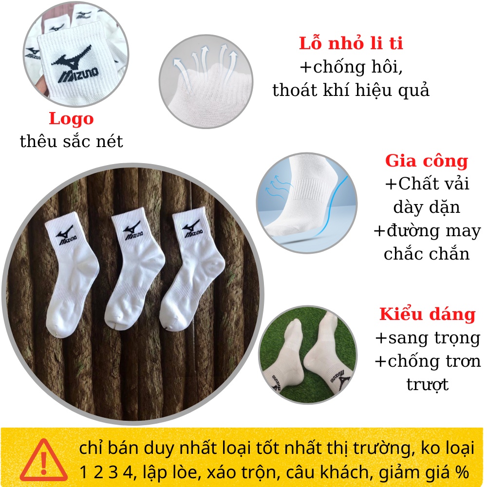 tất vớ thời trang đá bóng- vớ thể thao chống trơn ôm chân Mizuno