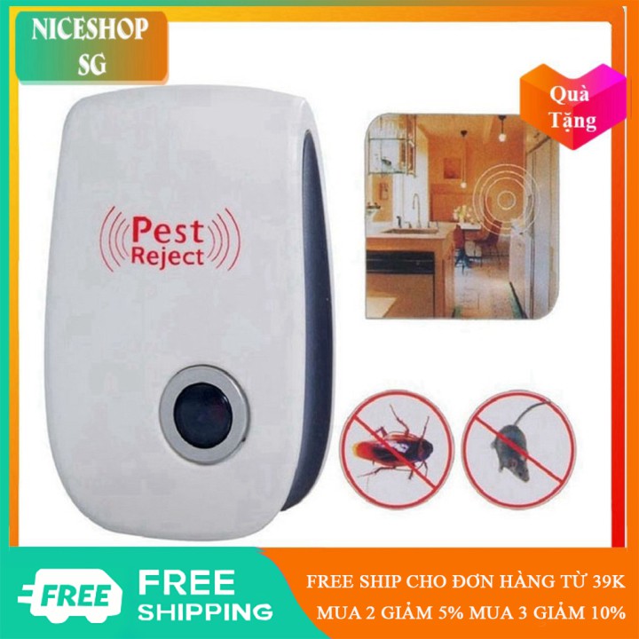 Máy đuổi côn trùng pest reject bằng sóng siêu âm thiết bị đuổi côn trùng - GD0737