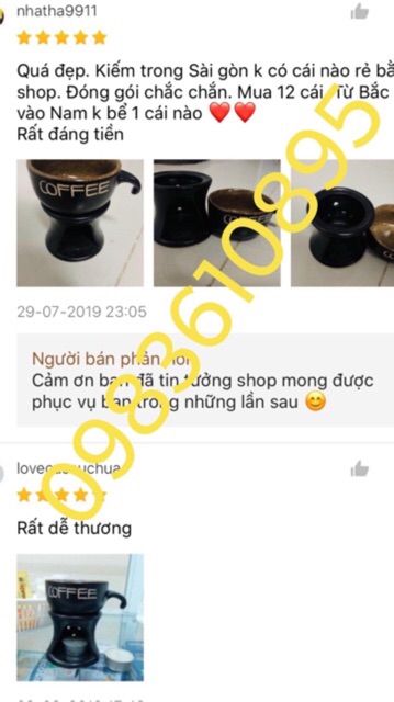 Bếp đun hâm nóng cafe + Tặng nến viên (có video cận cảnh)