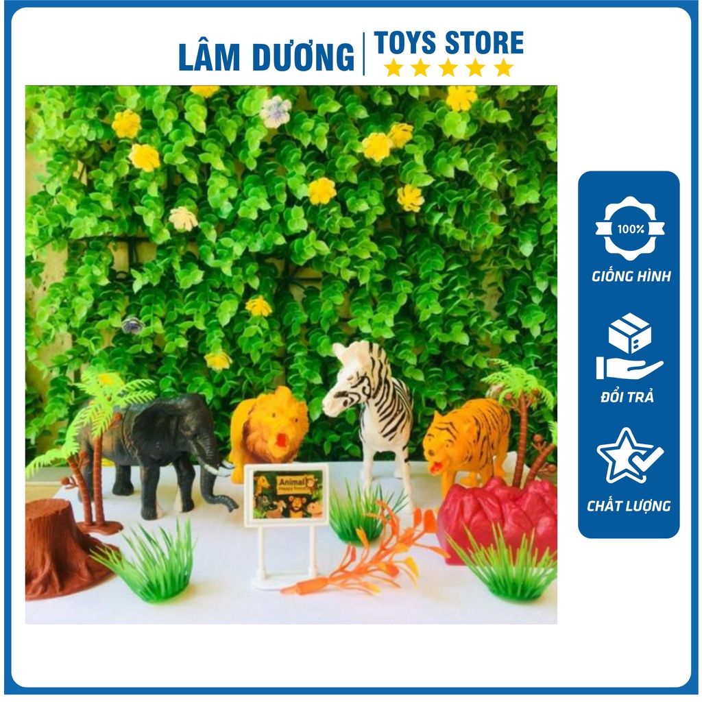 Đồ chơi mô phỏng các con vật con thú bằng nhựa cao cấp cho bé tìm hiểu thế giới xung quanh động vật rừng vật nuôi