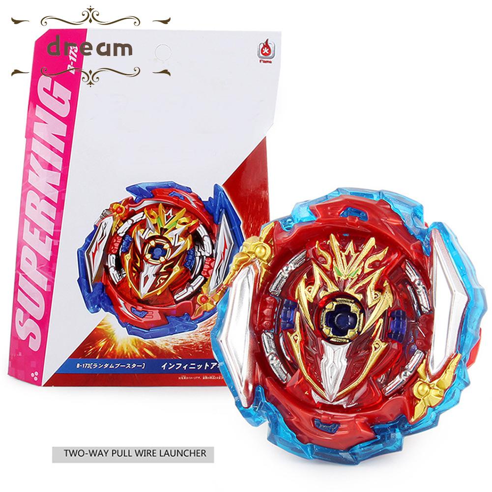【DREAMLIFE】Beyblade Burst Superking B-173 Infinite Achilles Dm 1B Booster with Sparking Launcher Starter Fighting Toy