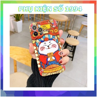 Ốp lưng dẻo Mèo thần tài “ Lộc Đầy Kho “ cho iPhone XS Max/Xr/11/11pro/11promax/12promax/13/13pro/13prm/14pro/14pro max