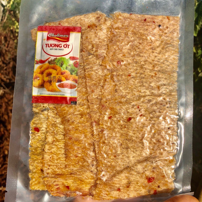 1kg Khô MỰC CÁN tẩm gia vị cay, kèm tưởng ớt, túi zip, Ăn Vặt Ngon SnackFood