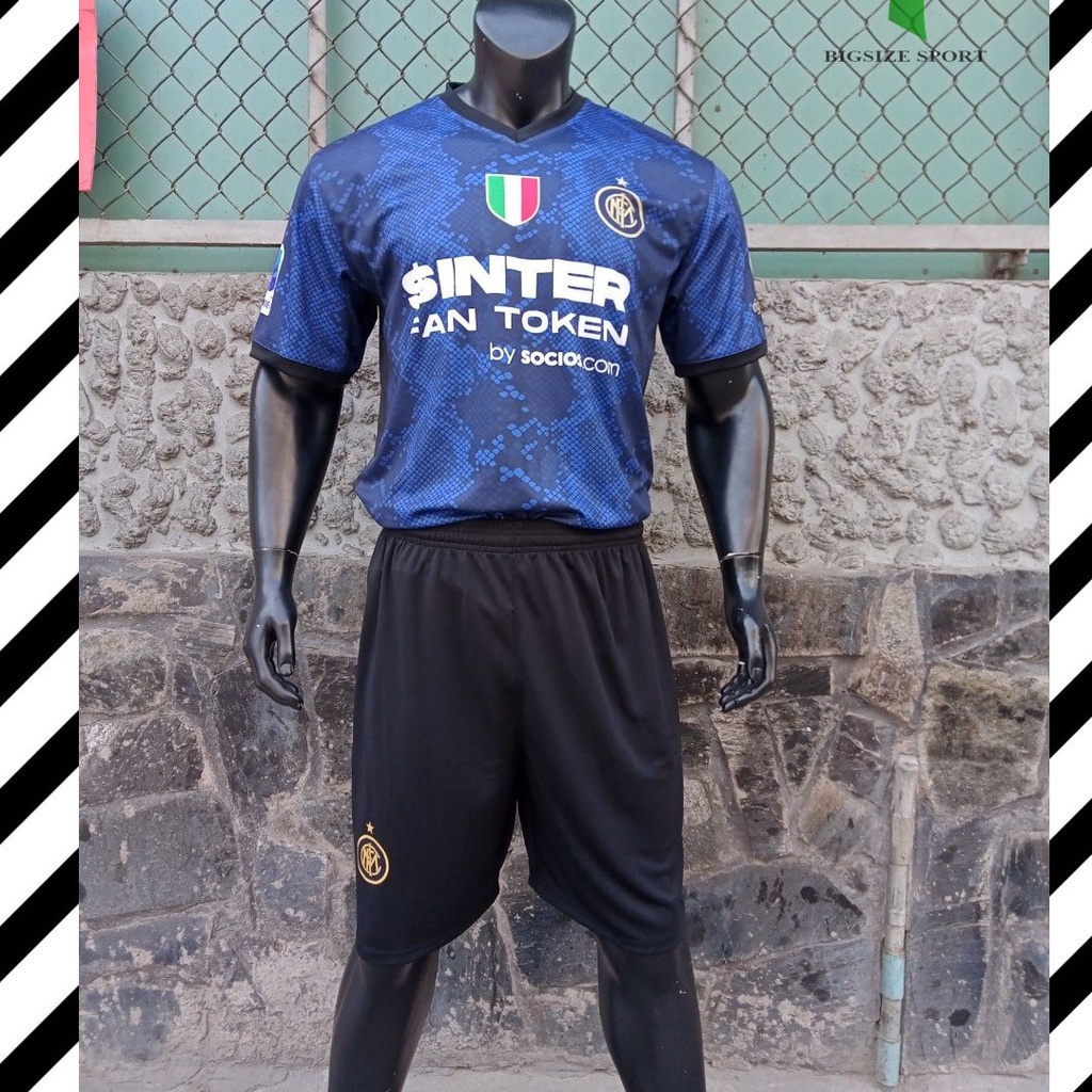 Bộ Bóng Đá Bigsize Club Inter Milan Size 5XL 6XL 7XL 8XL - 100% made in VIỆT NAM 2023