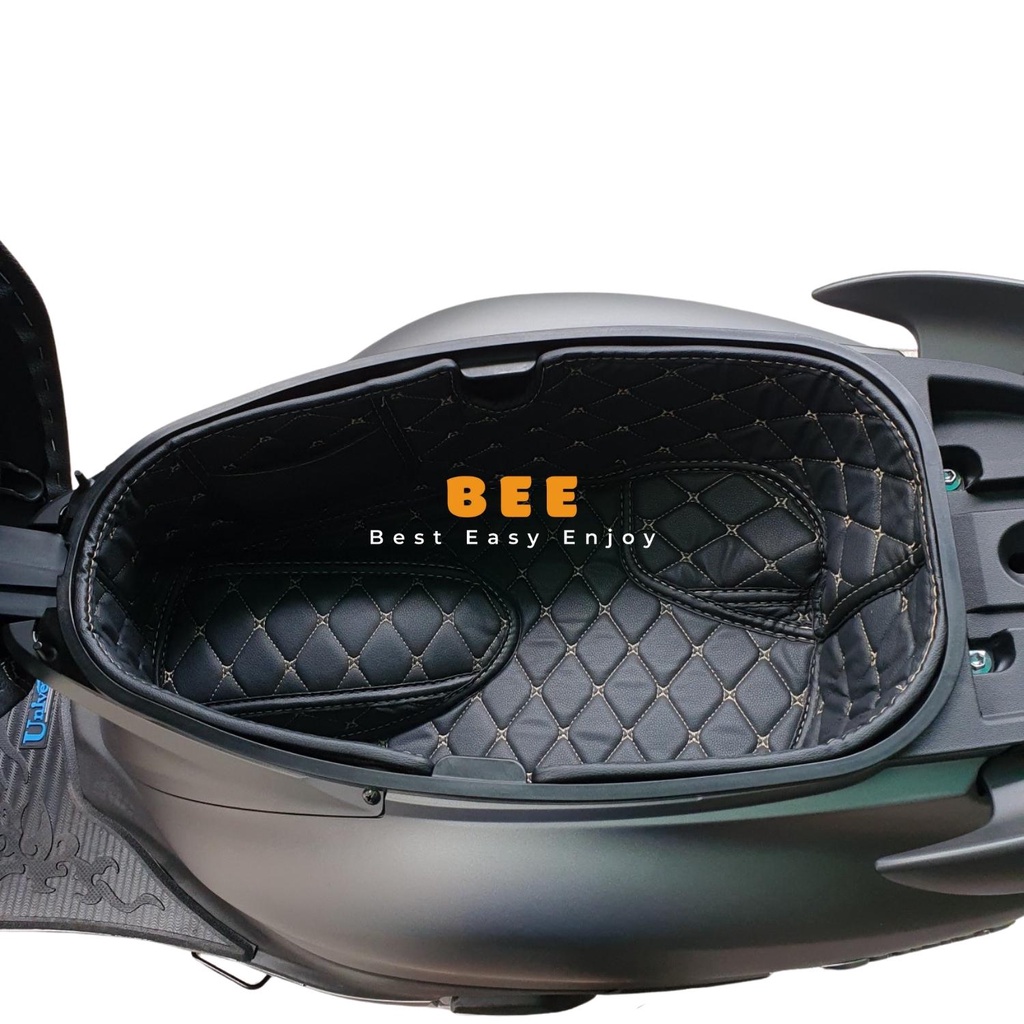Lót cốp xe máy YAMAHA Grande NVX Freego S Latte Nozza Janus chất liệu da cao cấp sang trọng có túi BEE