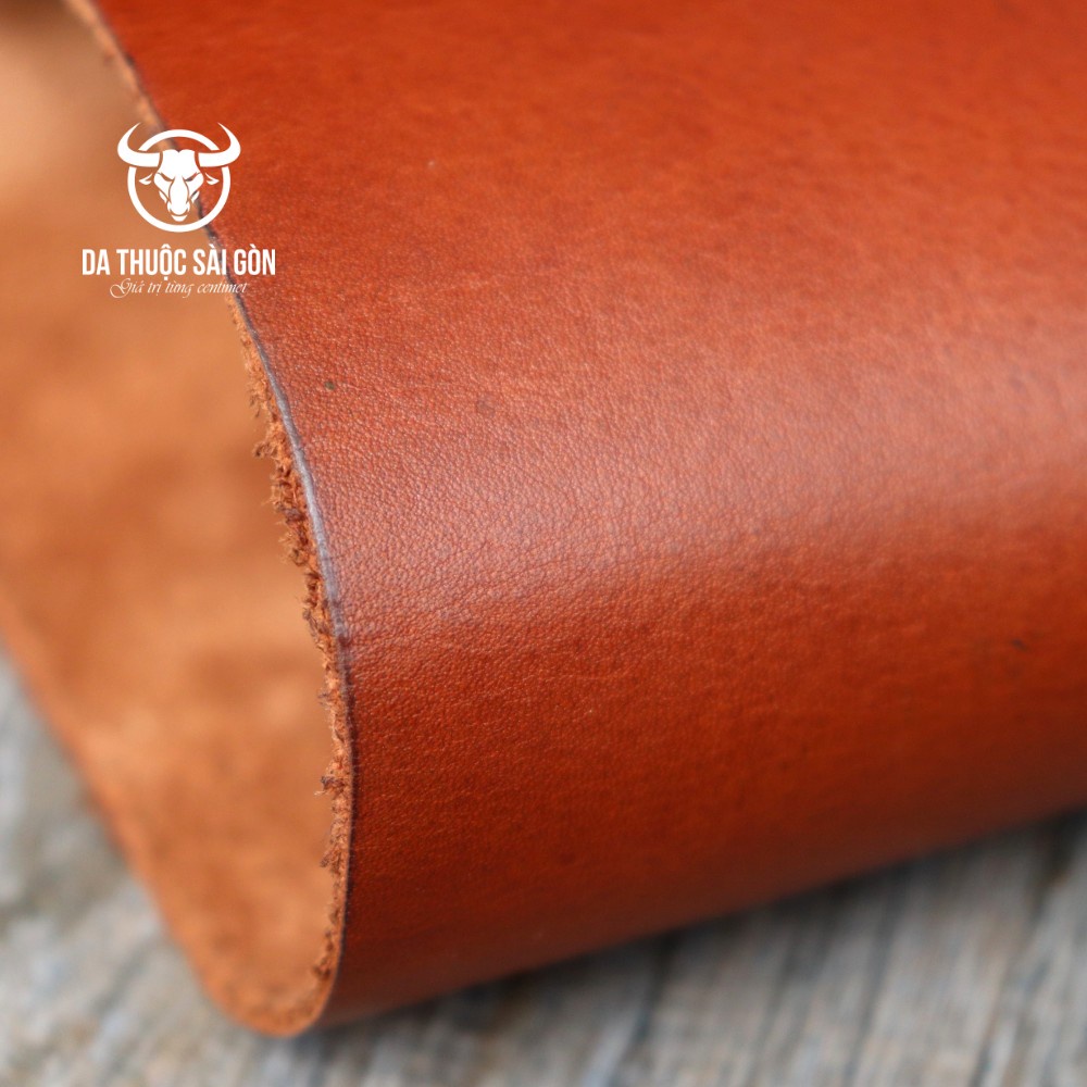 10 Pia da bò Pull Mill cao cấp màu nâu bò thương hiệu Da Thuộc Sài Gòn - Mua da làm ví