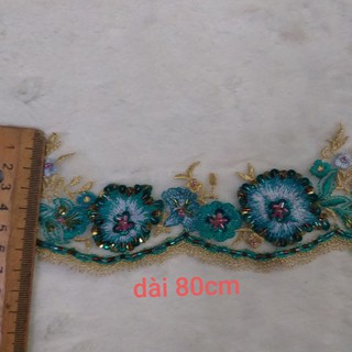 Ren chân kết cườm và ủi đá (dây lẻ)