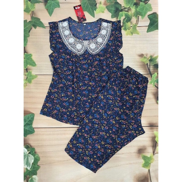 [70-80kg] S5 Đồ Bộ Mặc Nhà, Bộ Lửng Lụa Cao Cấp, Mịn, Đẹp