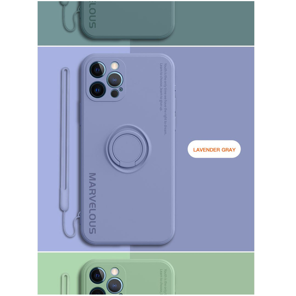 Ốp điện thoại mềm chống rơi có giá đỡ thích hợp cho iphone 12 12pro 12promax 7plus 11 Pro X Xs Max 8plus 8 7 Se2