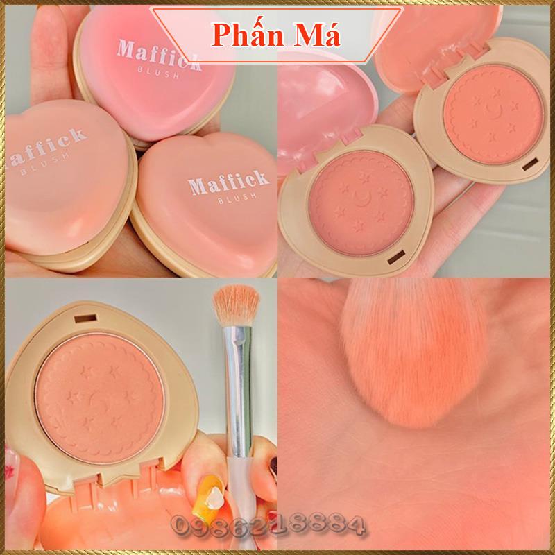 Phấn má hình trái tim MAFFICK Love Cookie Blush trang điểm má hồng MCB3