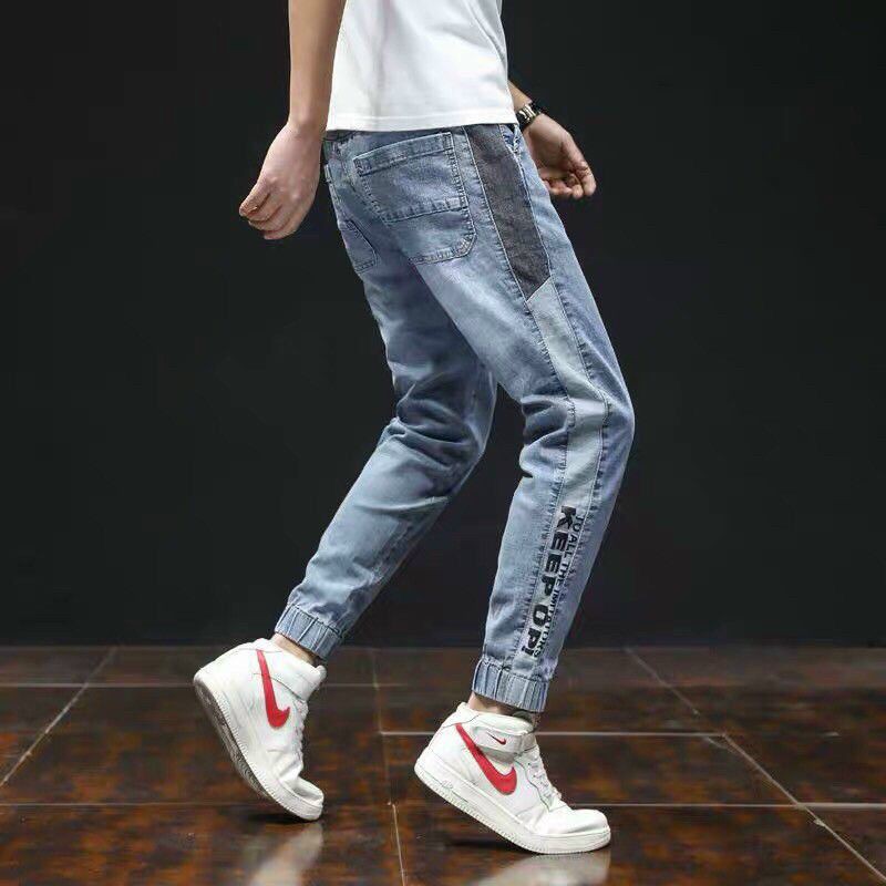 HOT Quần Jean Nam Jogger Viền Dọc Chất Cao Cấp