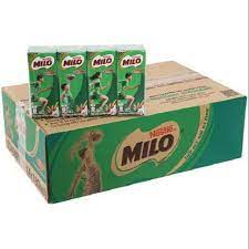 Thùng Sữa cacao lúa mach Milo 180ml  ít đường và có đường