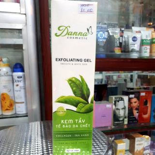 Kem tẩy tế bào da chết DANNA Collagen -trà xanh 250ml!!
