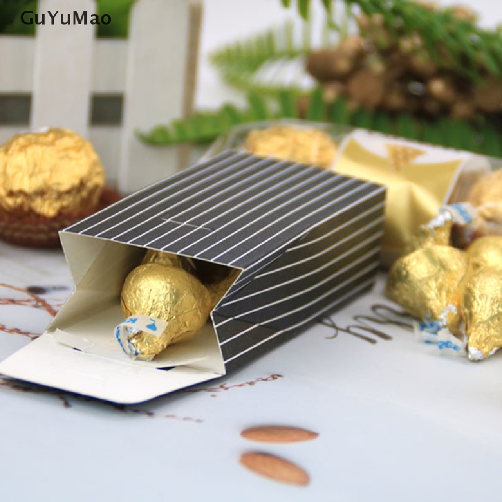 Set 20 Túi Đựng Kẹo Cưới Hình Đầm Cô Dâu Chú Rể DIY