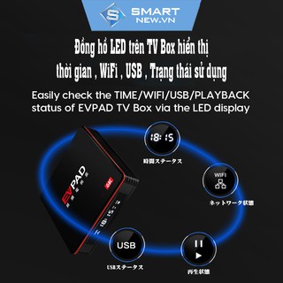 Android tv box EVbox Ram 4GB - Android tv box đắt nhất thế giới [ Tặng điều khiển giọng nói ]