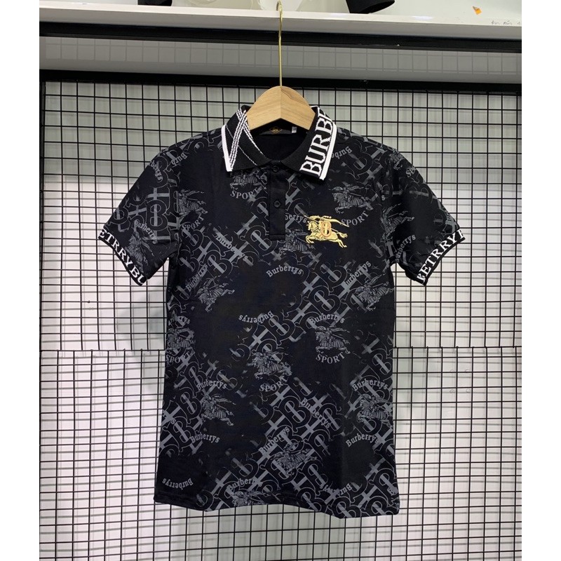 Áo thun cổ trụ cao cấp thêu logo nổi(chất liệu thun cotton 100%) | BigBuy360 - bigbuy360.vn
