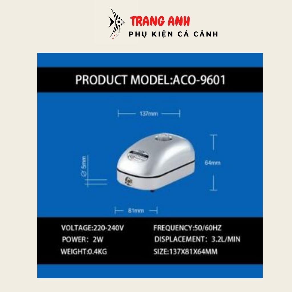 Máy sủi oxy cho bể cá cảnh Hailea ACO 9601, 9602, 9610  tiết kiệm điện