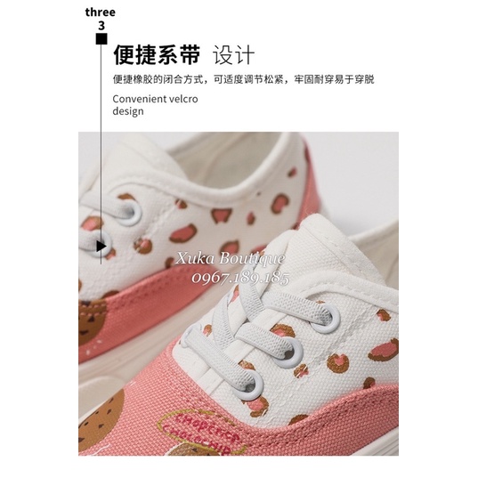 Giày Thể Thao Con ves cổ ngắn cho bé (Ảnh, video thật)