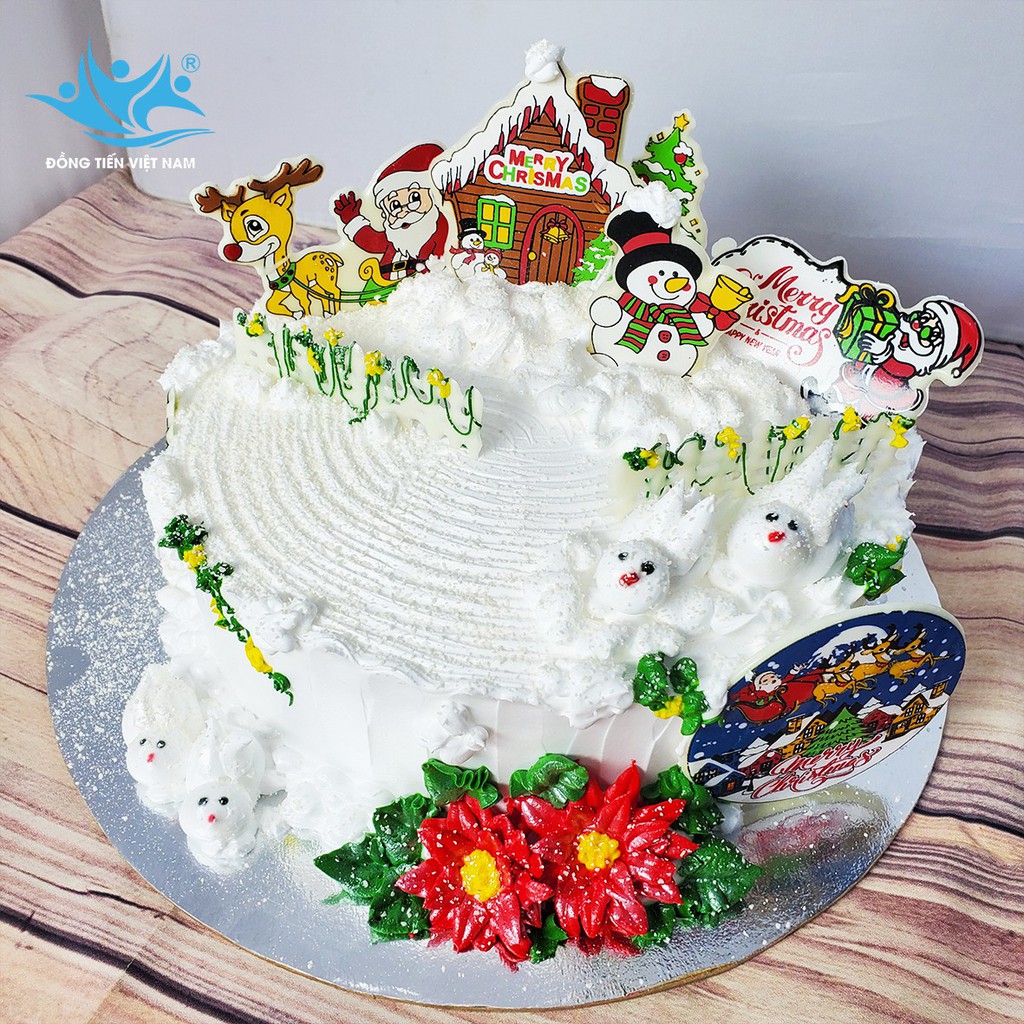 Khuôn Socola Noel Ngôi Nhà,Tuần Lộc CIL14  - Khuôn socola trang trí giáng sinh - Đồng Tiến Việt Nam