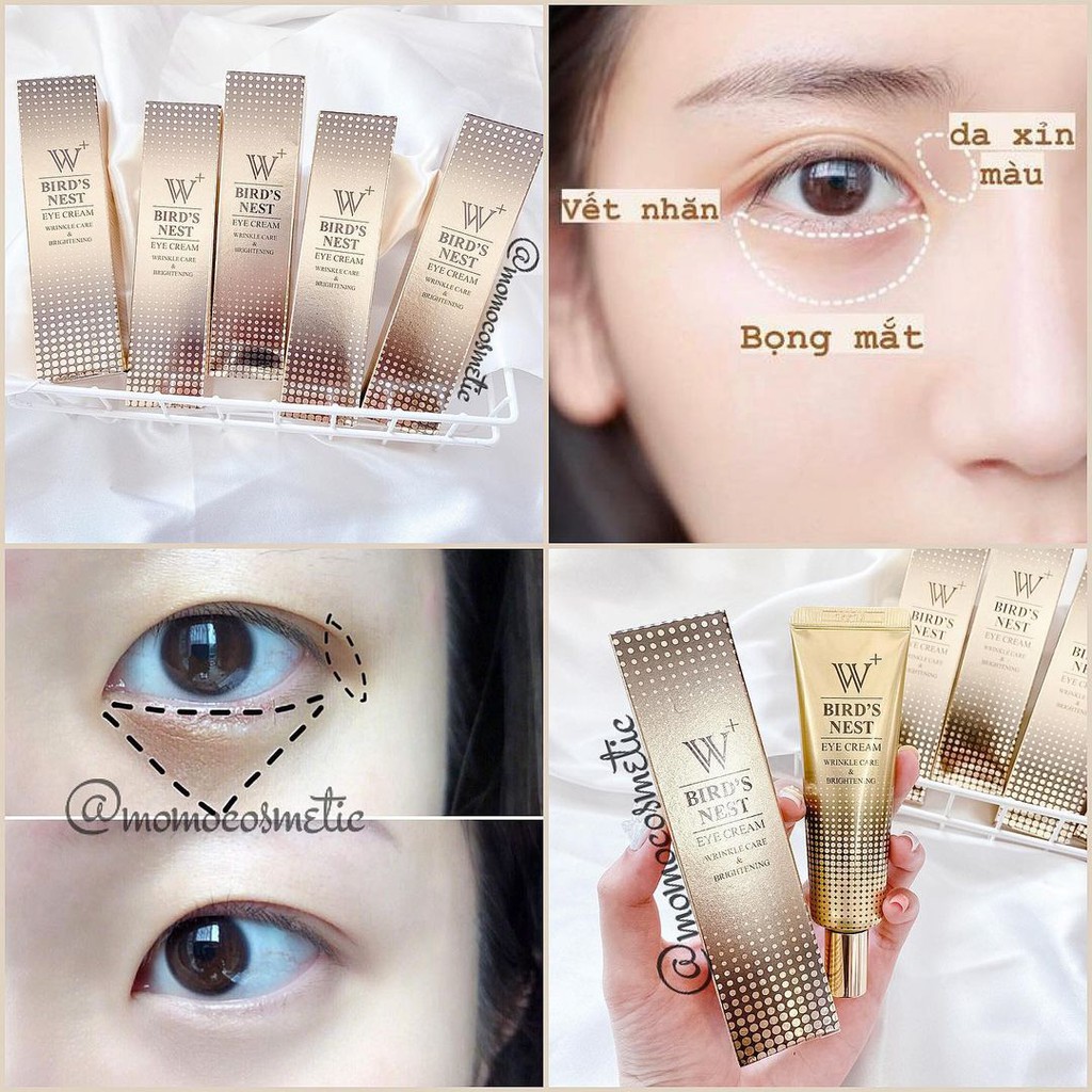 Kem dưỡng mắt SNP W+ Bird's Nest Eye Cream