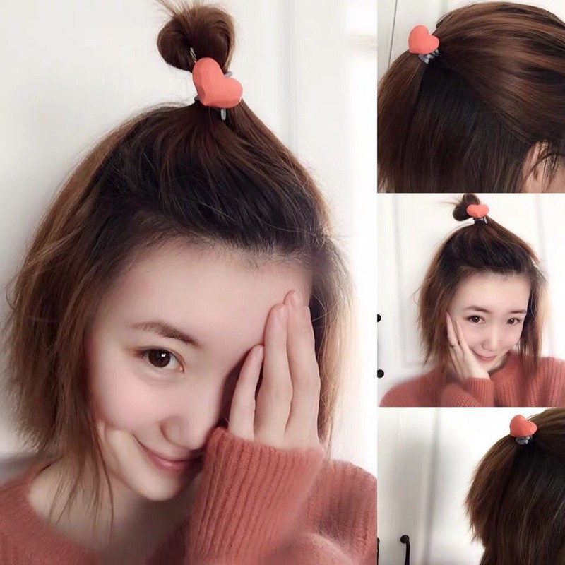Dây cột tóc ART Trái tim nhỏ bé XINH XINH