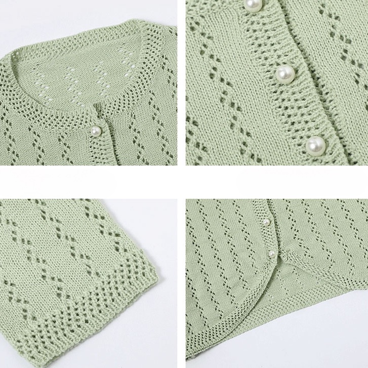 Áo Khoác Cardigan Dệt Kim Chống Nắng Thiết Kế Mới Thời Trang Mùa Thu Dành Cho Nữ