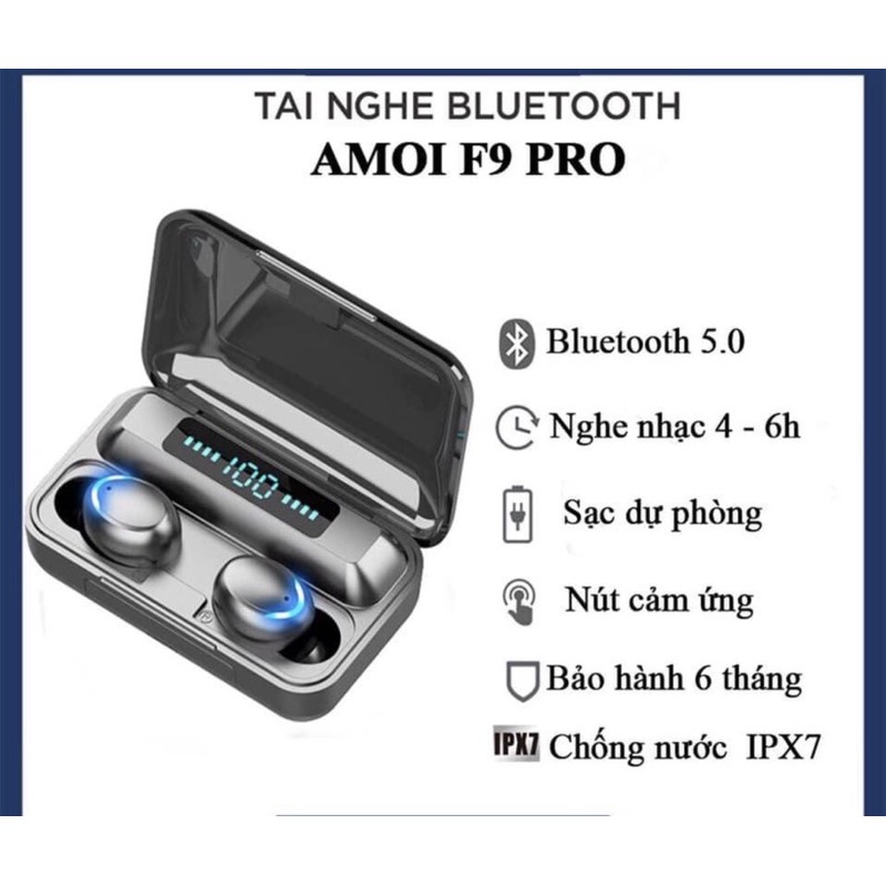 Tai nghe Amoi F9 Pro max mẫu mới