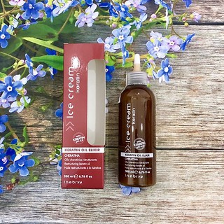 Tinh chất phục hồi tóc hư tổn Keratin Elixir Oil Inebrya - 200ml