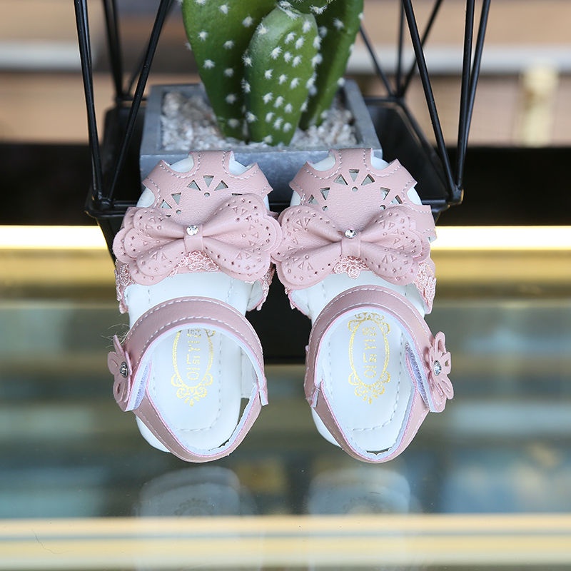 Xăng đan Mềm Thời Trang Mùa Hè Cho Bé Gái 0-1-2-3-4 Tuổi