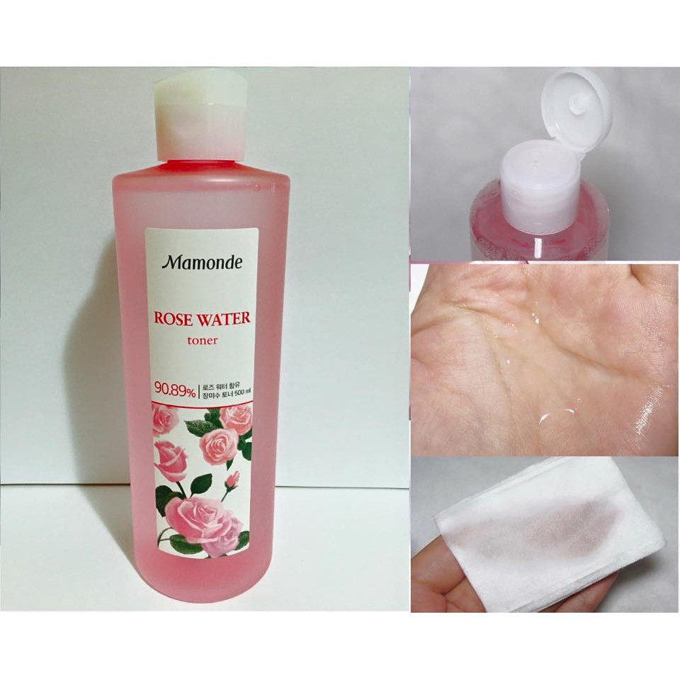 Nước hoa hồng Mamonde Rose water 500ml