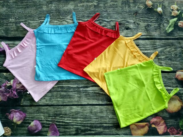 Sét 5 áo dây cho bé gái giá chỉ 89k