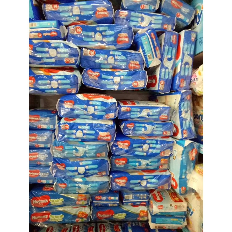 Tã/ Bỉm dán, quần Huggies  M42,L38,L68,XL62,M76...