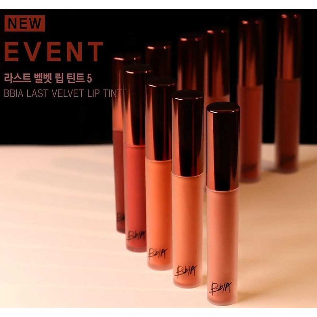 Son Kem Lì Bbia Last Velvet Lip Tint Version 5