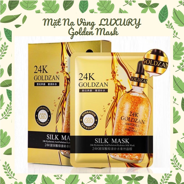 ⚡ Freeship ⚡ Mặt Nạ Vàng LUXURY 24K Golden Mask