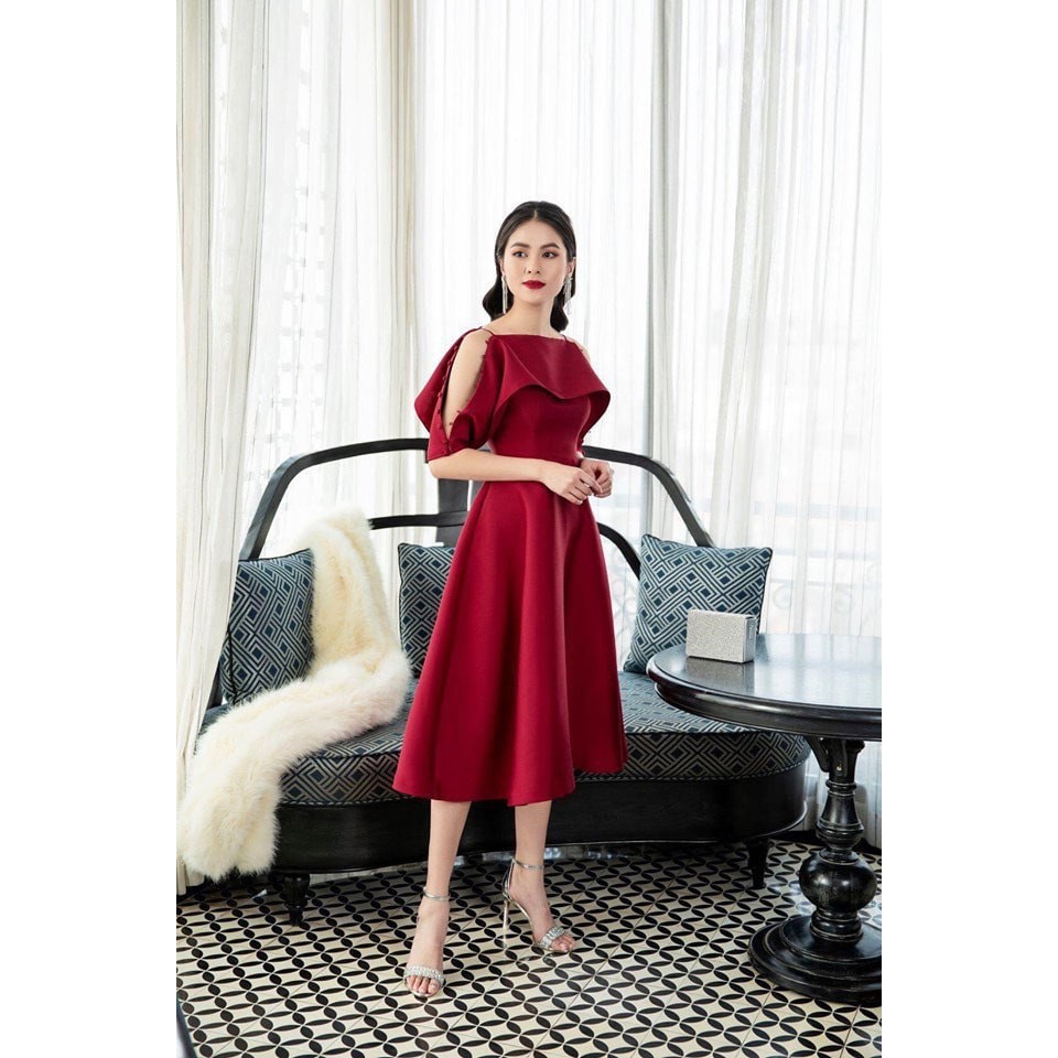 ĐẦM ĐỎ RƯỢU BIGSIZE