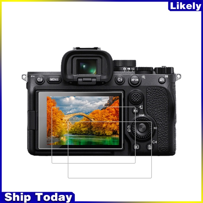 Set 3 Miếng Dán Cường Lực Bảo Vệ Màn Hình Cho Camera A7iv / a7m4 / a74