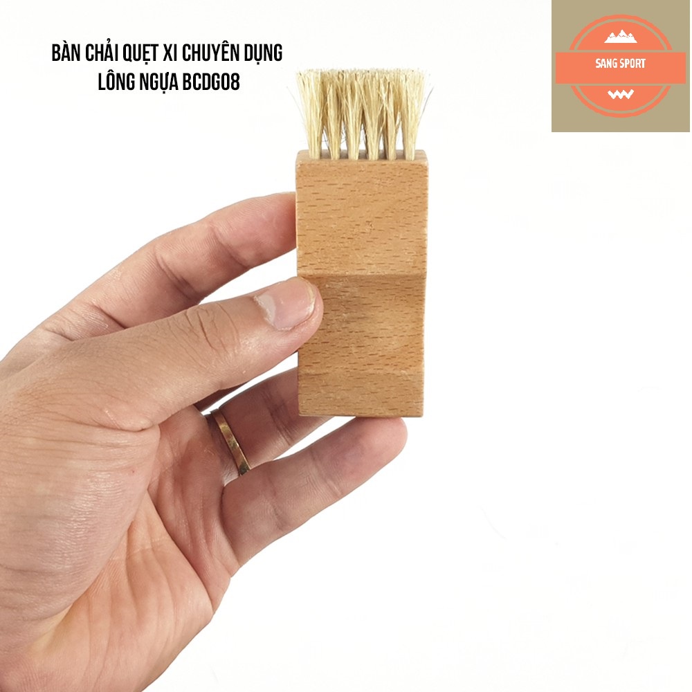 Bộ 3 Bàn Chải Đánh Giày lông ngựa cho giày da và da lộn chất lượng